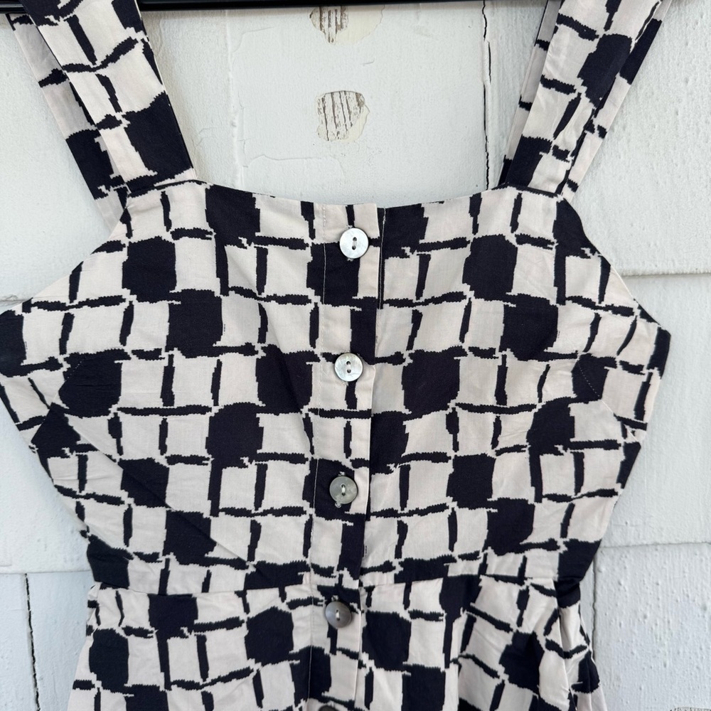 Cleobella Annette Ankle Dress in San Marino Print White Blue size XS NWT - Picture 4 of 11